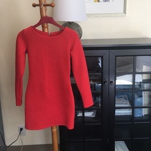 Arden B Knit Coral Mini Dress